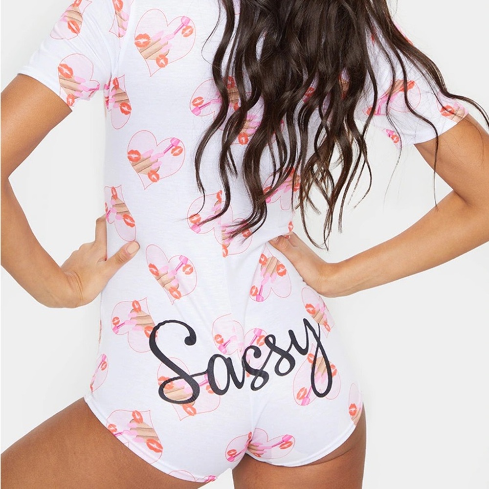PrettyLittleThing Sassy PJ Romper